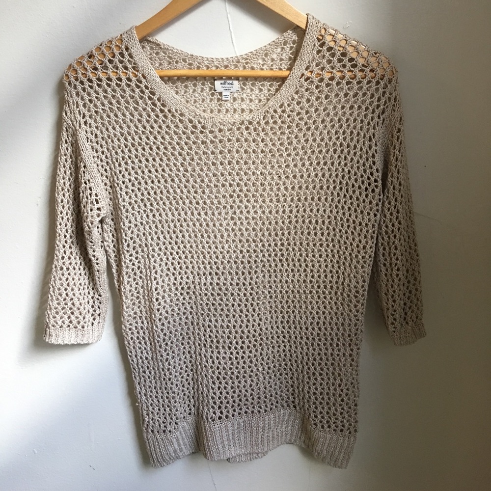 Wilfred sweater open-weave XS